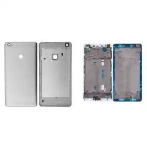 Xiaomi Uyumlu Mi Max Kasa Kapak Beyaz Çıtalı