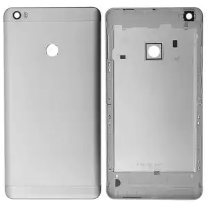 Xiaomi Uyumlu Mi Max Kasa Kapak Gümüş Çıtasız