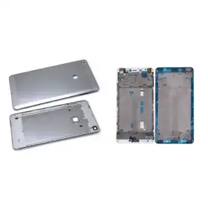 Xiaomi Uyumlu Mi Max Kasa Kapak Siyah Çıtalı