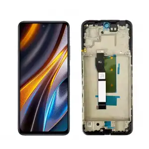 Xiaomi Uyumlu POCO X4 Gt Lcd Ekran Dokunmatik Siyah Çıtalı