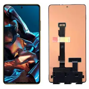 Xiaomi Uyumlu POCO X5 Pro Lcd Ekran Dokunmatik Siyah Çıtasız Servis