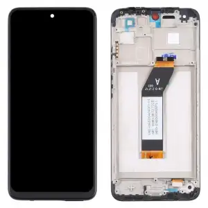 Xiaomi Uyumlu Redmi 10 2022 Lcd Ekran Dokunmatik Siyah Çıtalı