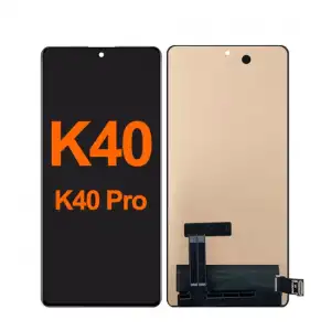 Xiaomi Uyumlu Redmi K40 Lcd Ekran Dokunmatik Siyah Çıtasız Servis