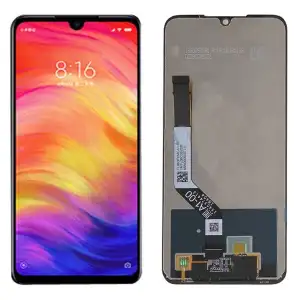 Xiaomi Uyumlu Redmi Note 7 Pro Lcd Ekran Dokunmatik Siyah Çıtasız