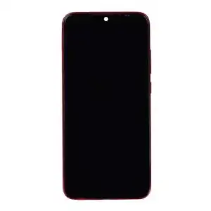 Xiaomi Uyumlu Redmi Note 7 Pro Lcd Ekran Dokunmatik Kırmızı Çıtalı
