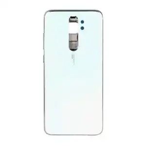 Xiaomi Uyumlu Redmi Note 8 Pro Kasa Kapak Beyaz Çıtalı Tek Sim