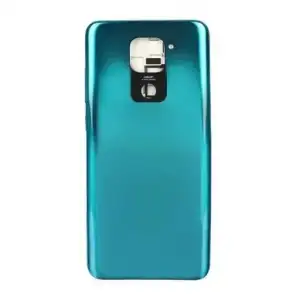 Xiaomi Uyumlu Redmi Note 9 Kasa Kapak Yeşil Çıtalı