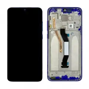 Xiaomi Uyumlu Redmi Note 9 Pro Lcd Ekran Dokunmatik Mavi Çıtalı Servis