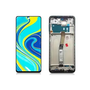 Xiaomi Uyumlu Redmi Note 9S Lcd Ekran Dokunmatik Silver Çıtalı