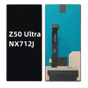 ZTE Uyumlu Nubia Z50 Ultra Lcd Ekran Dokunmatik Siyah Çıtasız Servis