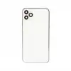 Apple Uyumlu iPhone 11 Pro Max Kasa Kapak Beyaz Dolu