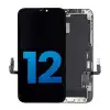 Apple Uyumlu iPhone 12 Lcd Ekran Dokunmatik Siyah Gx (Ltps)
