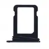 Apple Uyumlu iPhone 12 Mini Sim Kart Tepsisi Siyah Çift Simli