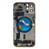 Apple Uyumlu iPhone 12 Pro Kasa Kapak Gold Dolu