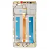 Huawei Uyumlu Mate 7 Lcd Ekran Dokunmatik Gold Çıtalı