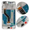 Huawei Uyumlu P10 Lite Lcd Ekran Dokunmatik Beyaz Çıtalı