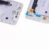 Huawei Uyumlu Y6 Pro Lcd Ekran Dokunmatik Beyaz Çıtalı