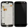 Motorola Uyumlu Moto G4 Plus Lcd Ekran Dokunmatik Siyah Çıtalı