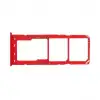 Samsung Uyumlu Galaxy A20 A205 Sim Kart Tepsisi Kırmızı