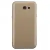 Samsung Uyumlu Galaxy A720 Kasa Kapak Gold Çıtasız