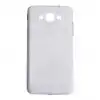 Samsung Uyumlu Galaxy Grand Max G7200 Kasa Kapak Beyaz Çıtasız