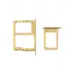 Samsung Uyumlu Galaxy J7 Prime G610 Sim Kart Tepsisi Gold Çift