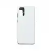Samsung Uyumlu Galaxy S20 Plus G985 Kasa Kapak Beyaz Çıtalı