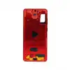 Samsung Uyumlu Galaxy S20 Plus G985 Kasa Kapak Kırmızı Çıtalı