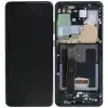 Samsung Uyumlu Galaxy S20 Ultra G988 Lcd Ekran Dokunmatik Siyah Servis Gh82-22327A