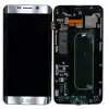Samsung Uyumlu Galaxy S6 Edge Plus G928 Lcd Ekran Dokunmatik Gümüş Servis Gh97-17852D