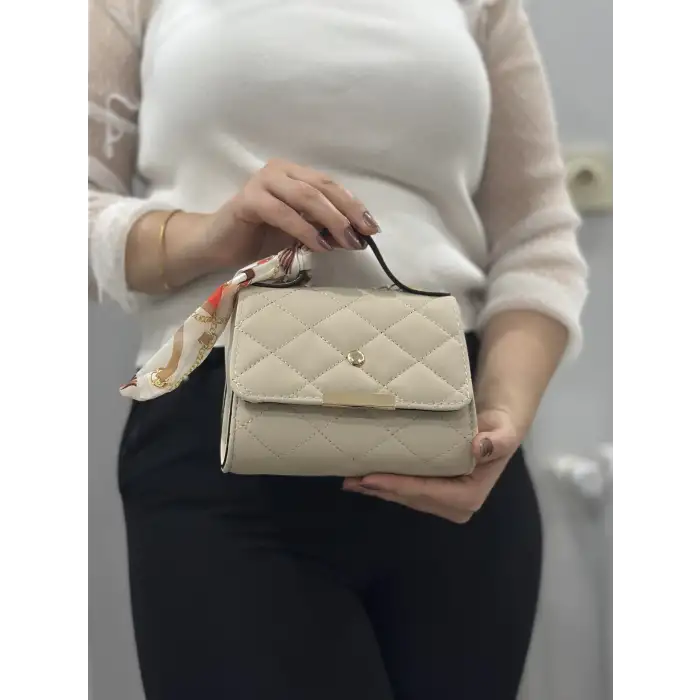 Bej cilt zoje çanta