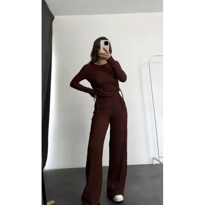 Bubble alt üst takım kahve pt510446