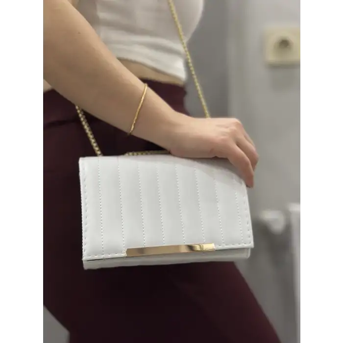 Cessi beyaz cilt çanta