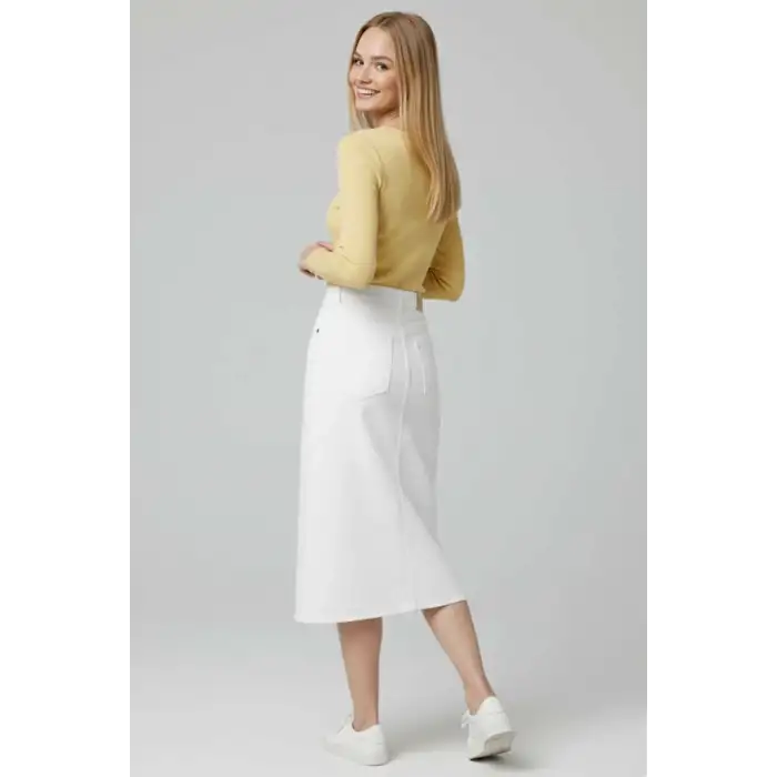 Çıtçıt Detaylı Bluz Sarı T4343