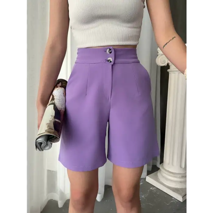 Düğmeli şort mdl24326