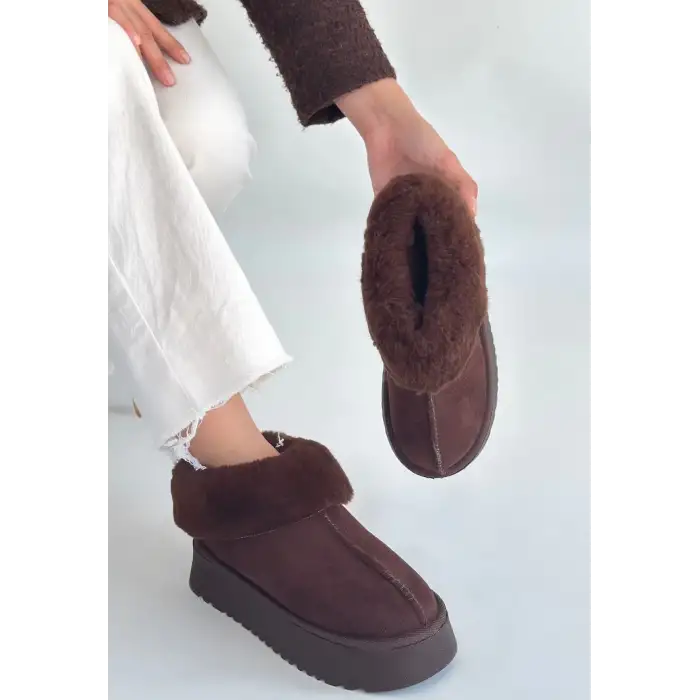 Edali Kahverengi Süet Bot