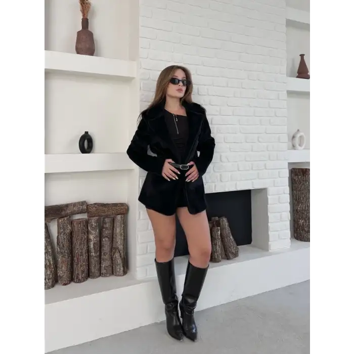 Fok ceket premıum kalite siyah st255860