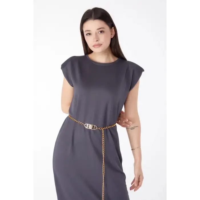 Jile elbise antrasit