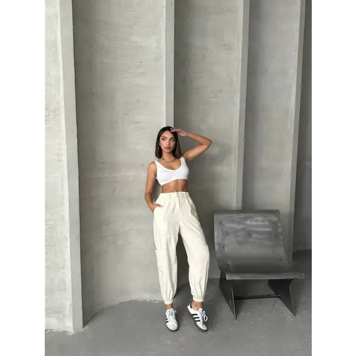 Jogger lastik paça pantolon