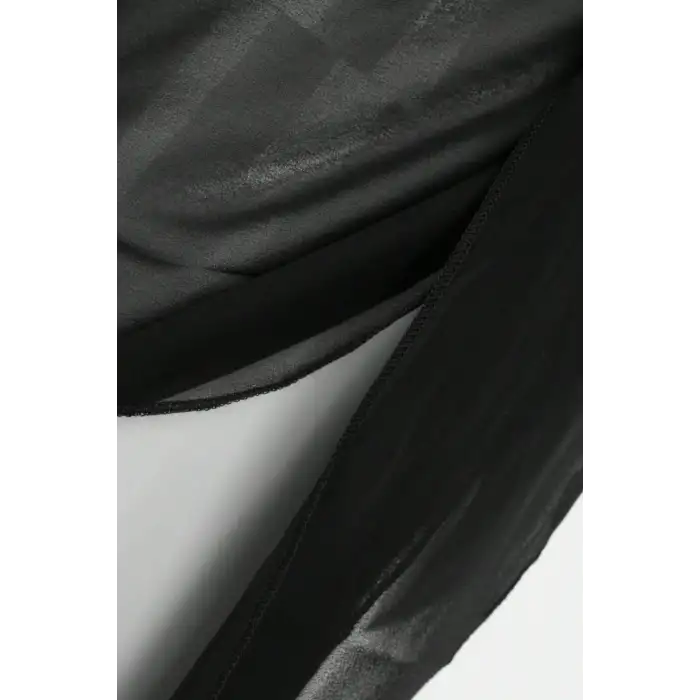 Kadın Siyah Beyaz Transparan Belden Bağlamalı Pareo 2li – Modern ve Şık Tasarım