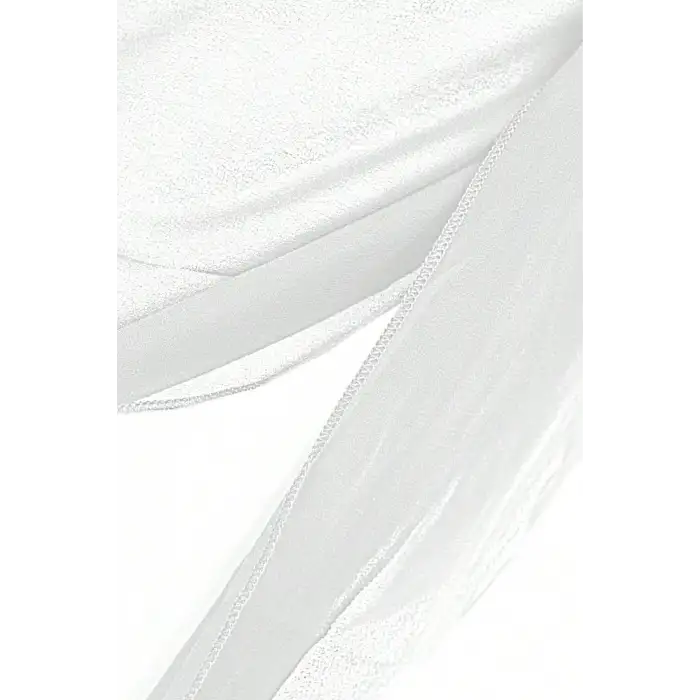 Kadın Siyah Beyaz Transparan Belden Bağlamalı Pareo 2li – Modern ve Şık Tasarım