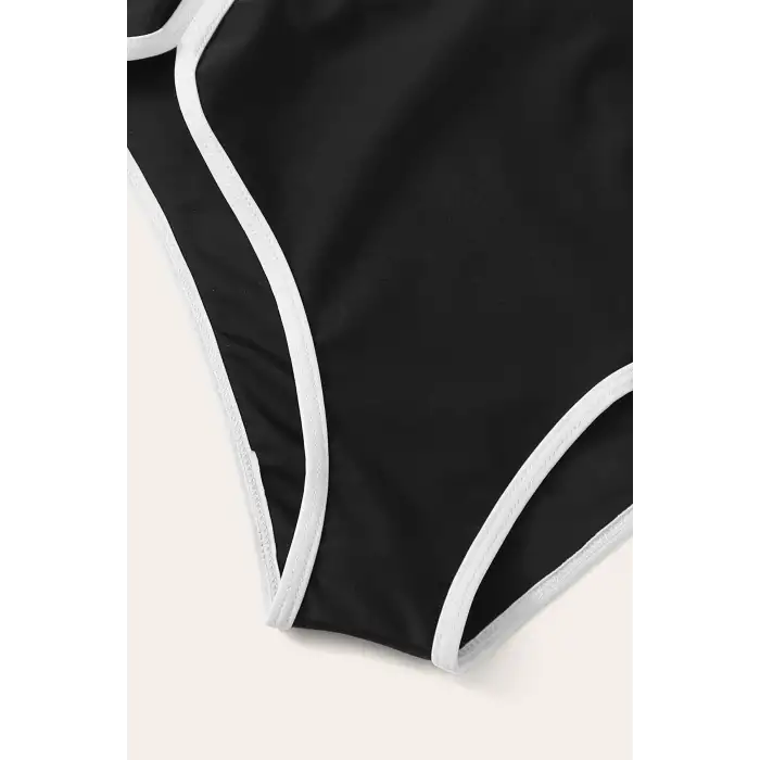 Kadın Siyah Pedli Yüksel Bel Sütyen Külot Takımı – Modern, Konforlu ve Günlük Kombinlere Uygun