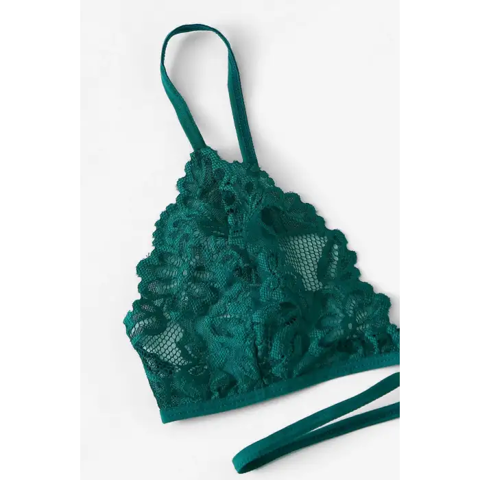 Kadın Yeşil Özel Şık Sütyen Külot Takımı – Modern, Konforlu ve Günlük Kombinlere Uygun