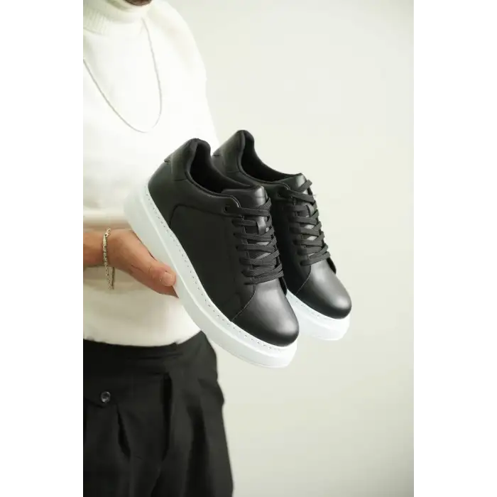 KB-B2 Kuback Siyah Cilt Günlük Erkek Ayakkabı