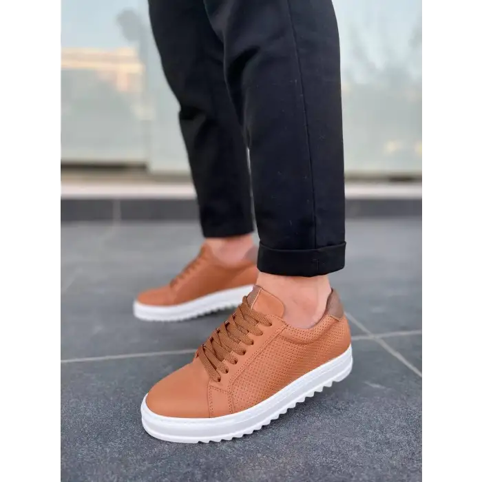 KB-DX2 Kuback Taba Deri Günlük Erkek Ayakkabı