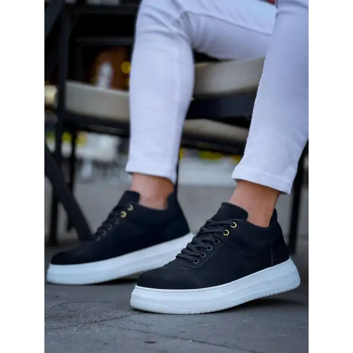 KB-X20 Kuback Siyah Süet  Günlük Erkek Ayakkabı