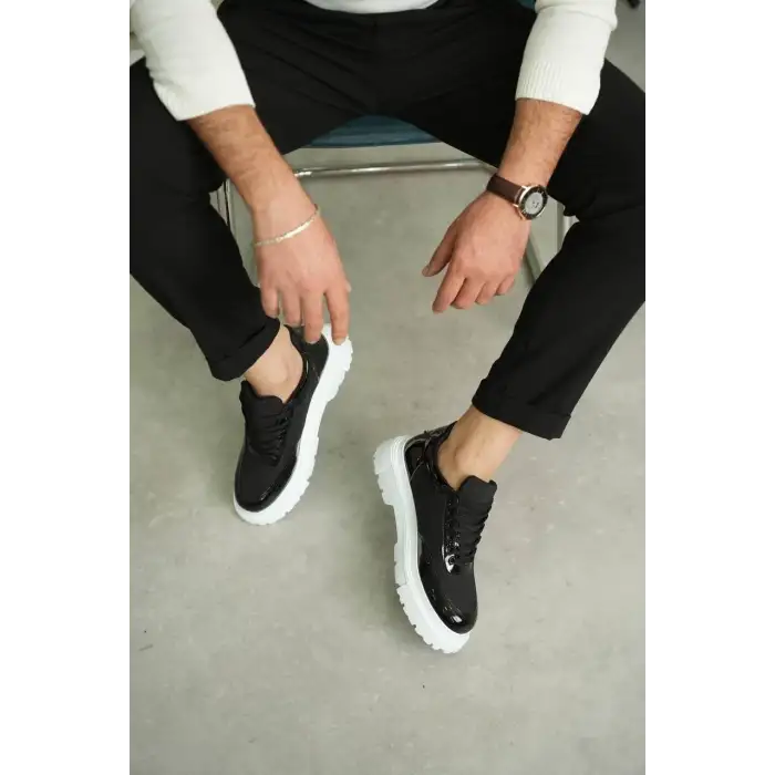 KB-X201 Kuback Siyah Rugan Paraşüt Günlük Erkek Ayakkabı