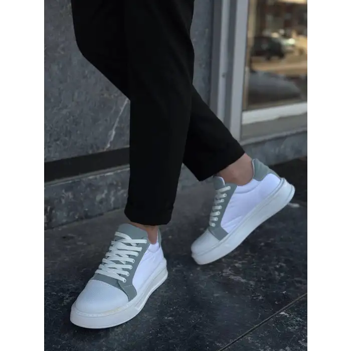 KB-X46 Kuback Beyaz Bebe Mavi Yüksek Beyaz Taban Günlük Spor Ayakkabı