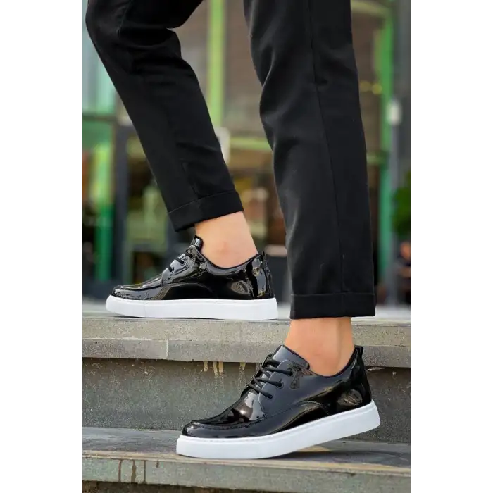 KB-X5 Kuback Siyah Rugan Günlük Erkek Ayakkabı