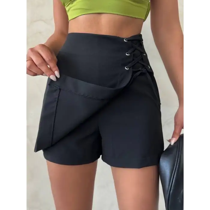 Kuş gözü şort etek s25819